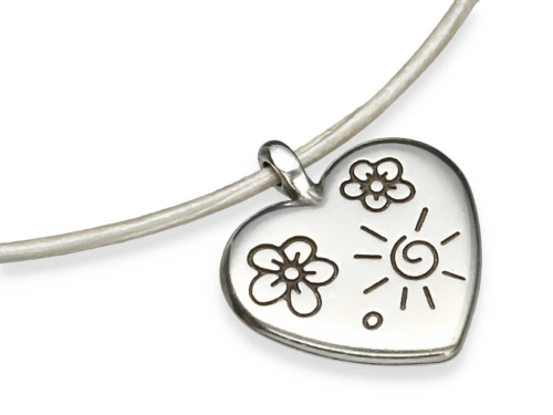 Zawieszka "serce" 19 x 18 mm [1szt.]