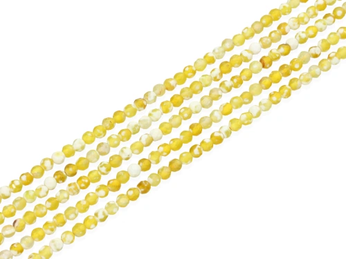 Agat kulka fasetowana ok.4mm [~36cm]