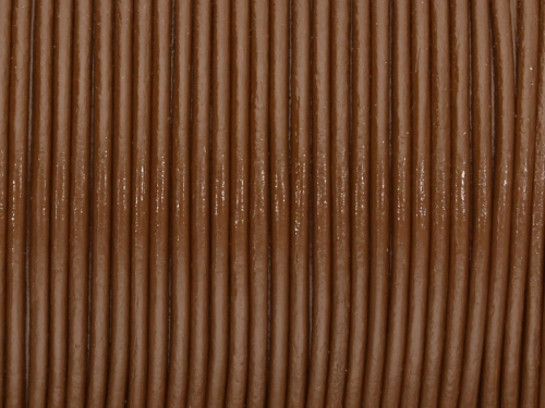 Rzemień naturalny okrągły brąz 1,5mm [1m]