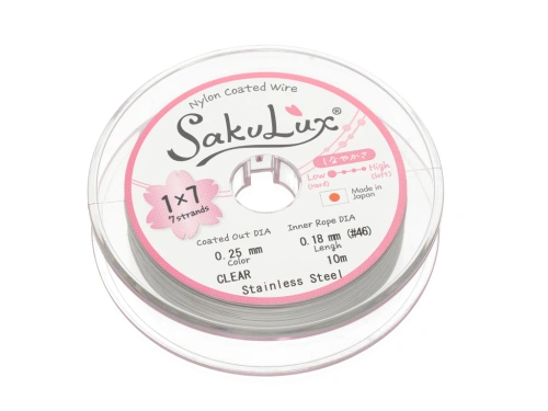 Linka SakuLux 0,25mm Clear [10m]