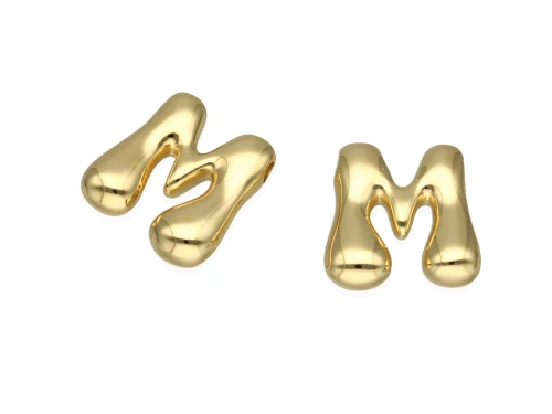 Zawieszka literka M 22x21,5mm [1szt.]