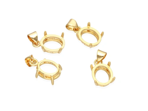 Zawieszka do kamieni/kaboszonów 11x9mm [1szt.]