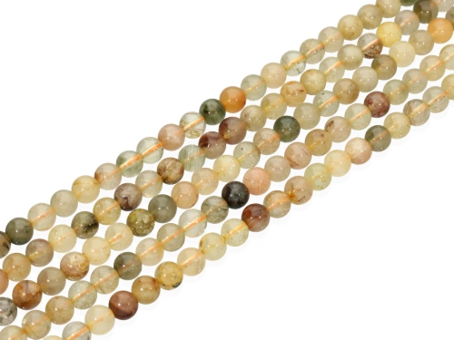 Kwarc z rutylem kulka ok.6,7mm [~39cm]