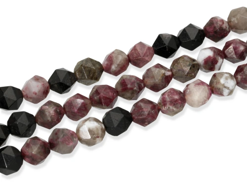 Turmalin bryłka cięta ok.10x9mm [~19cm]