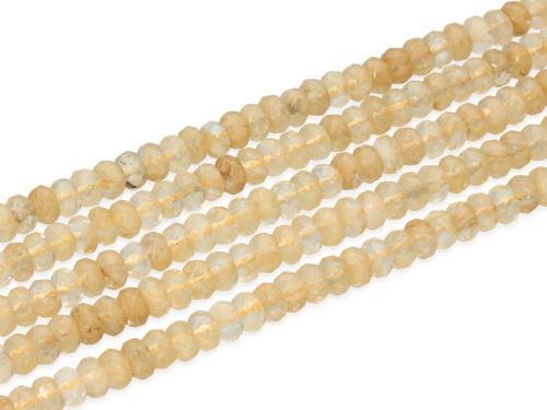 Kwarc arbuzowy oponka fasetowana ok.6x4mm [~19cm]