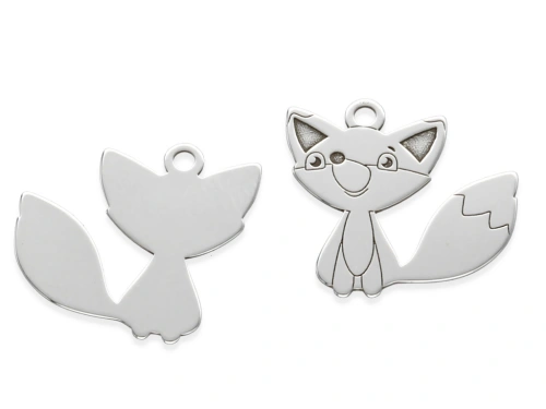 Zawieszka "lisek" 13 x 15 mm AG-925 [1szt.]