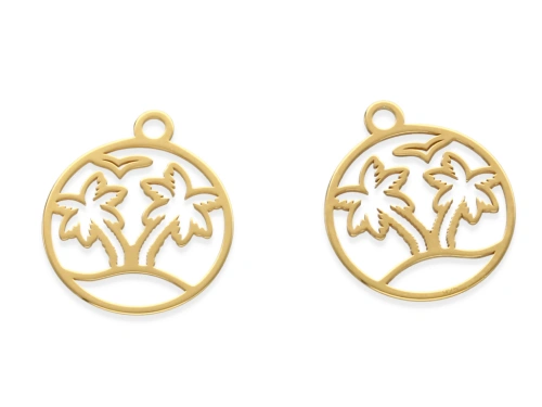 Zawieszka "palmy" 14 x 12 mm AG-925 [1szt.]