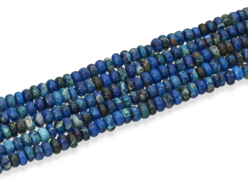 Jaspis "imperial" 4,5 x 2,5 mm [~19cm]