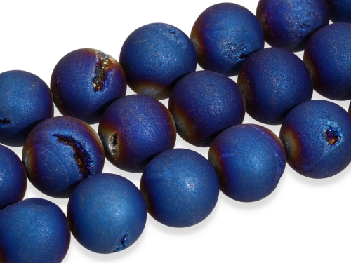 Agat druzy kulka ok.16mm [~19cm]