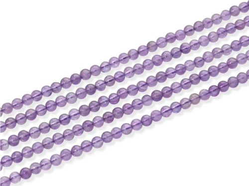 Ametyst kulka ok.3,5mm [~38cm]