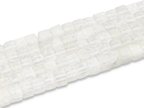 Kryształ górski lodowy kostka ok.6x6mm [~19cm]