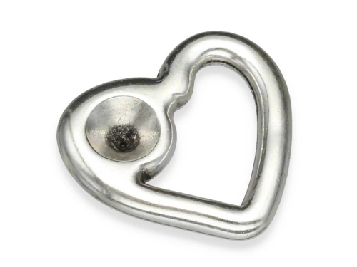 Wisior "serce" 28 x 26 mm [1szt.]