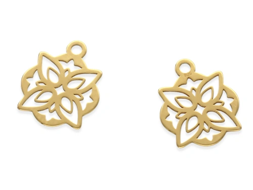 Zawieszka "rozeta" 12 x 10,5 mm AG-925 [1szt.]