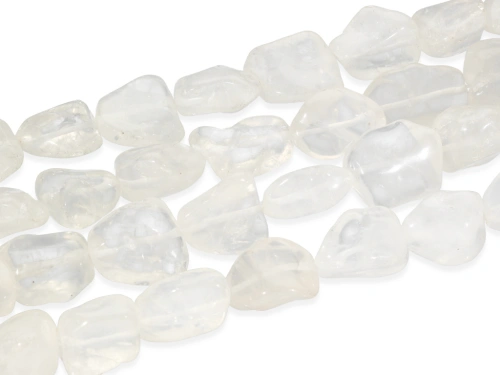 Kryształ górski bryłka bębnowana ok.12-21x9/17x7-13mm [~19cm]