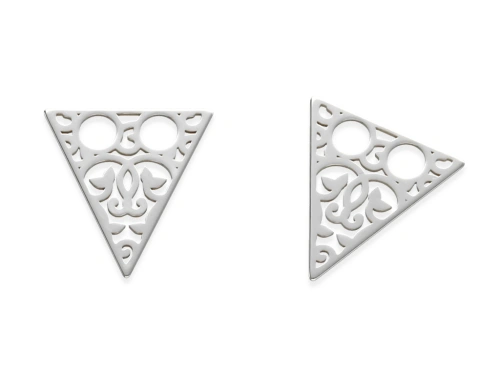 Zawieszka ażurowa "trójkąt" 13 x 12 mm AG-925 [1szt.]