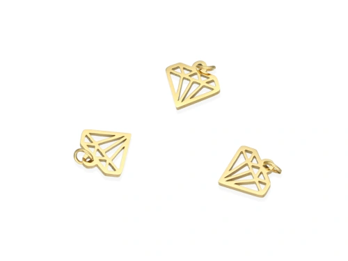 Zawieszka "diament" 9x8,5mm [1szt.]