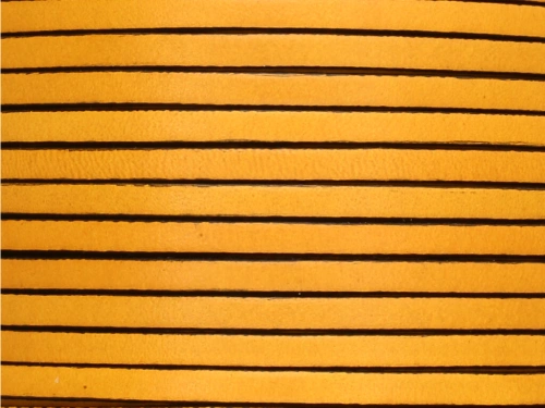 Rzemień naturalny płaski 3x1,8mm morelowy [20cm]