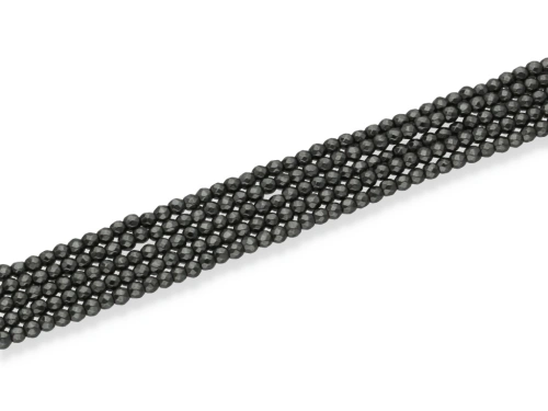 Hematyt kulka fasetowana ok.2mm [~39cm]