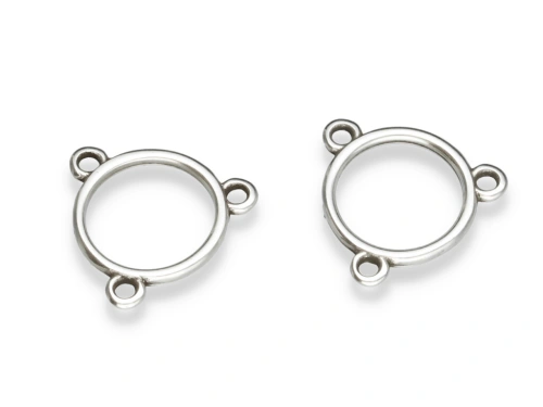 Łącznik z trzema oczkami 15 x 15mm [1szt.]