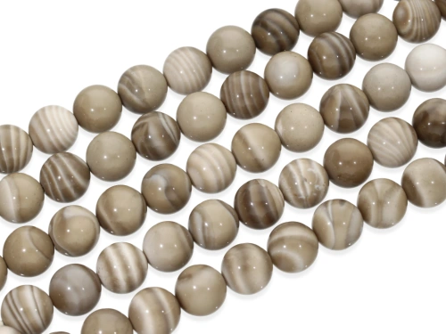 Krzemień pasiasty "kulka" 10,5 mm [~13cm]