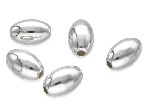 Oliwka gładka 8 x 5 mm AG-925 [1szt.]