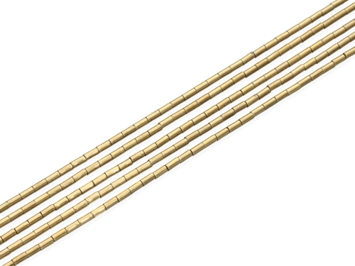 Hematyt rurka ok.2,2x4mm [~40cm]