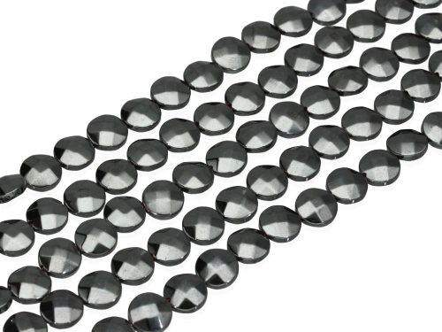 Hematyt pastylka fasetowana ok.10mm [~19cm]