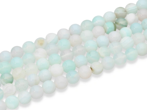 Agat pasiasty kulka ok.6mm [~18cm]