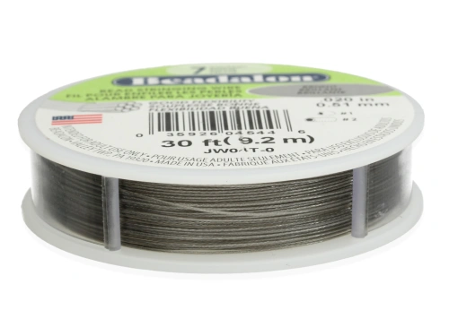 Linka Beadalon 0,51mm kol. stalowy [9,2m]