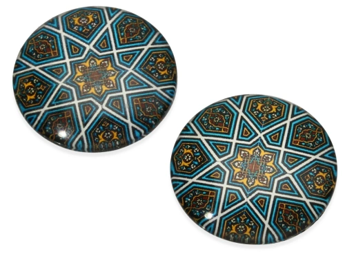 Kaboszon szklany 25 mm [1szt.]