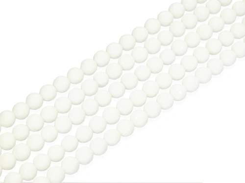 Jadeit synt. kulka fasetowana ok.8mm [~37cm]