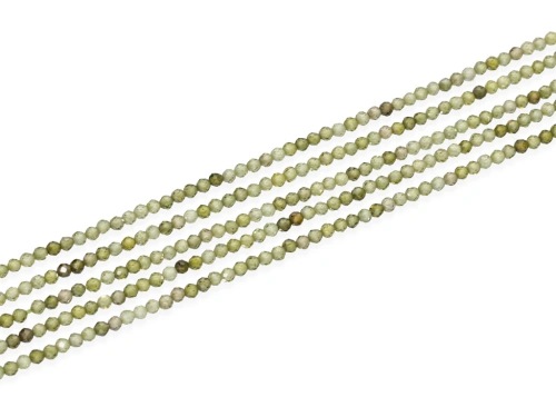 Cyrkonia (Ol) kulka fasetowana ok.2,3mm [~18cm]