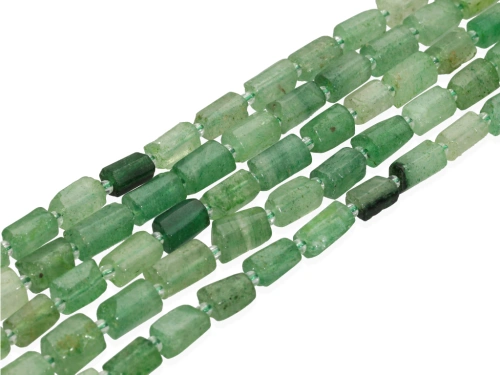 Kwarc truskawkowy walec ciosany ok.7x12mm [~39cm]