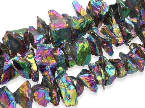 Kwarc platerowany bryłka ok.6x10/12x20mm [~20cm]