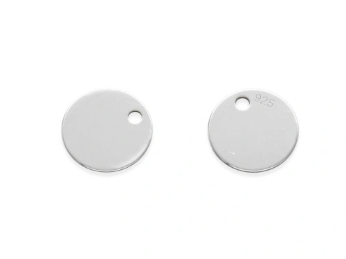 Zawieszka "okrągła pod grawer" 8 mm AG-925 [1szt.]