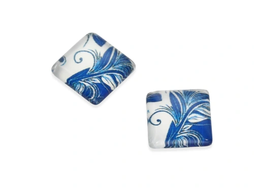 Kaboszon szklany 12x12mm model 242 [1szt.]