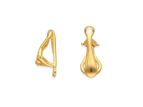 Baza klipsa z kółkiem 18 x 7 mm AG-925 [para]