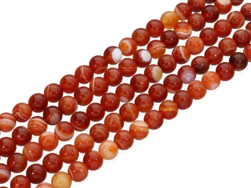 Agat pasiasty kulka ok.8mm [~38cm]