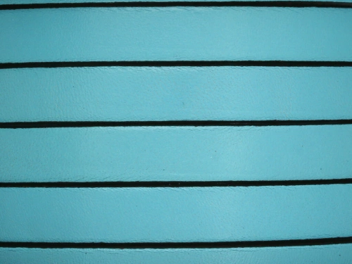 Rzemień naturalny płaski 10x1,8mm błękitny [20cm]