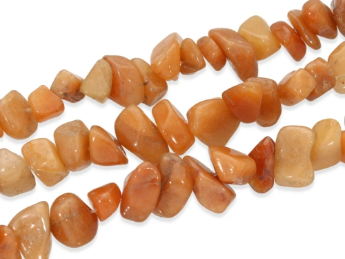 Awenturyn bursztynowy sieczka ok.8x12mm [~17cm]