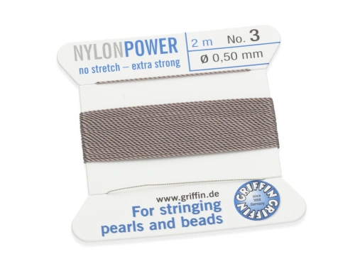 Nici nylonowe z igłą ⌀0,5mm [op.2m]