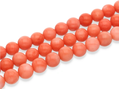 Koral pomarańczowy "kulka" 8 mm [~18cm]