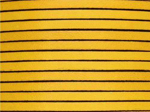 Rzemień naturalny płaski 3x1,8mm żółty [20cm]