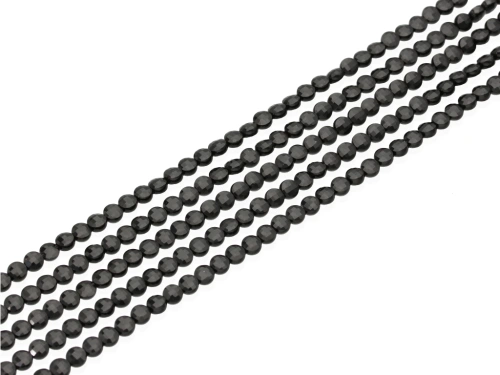 Onyks pastylka fasetowana ok.4,3mm [~39cm]