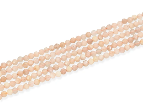 Kamień słoneczny kulka fasetowana ok.3,3mm [~19cm]