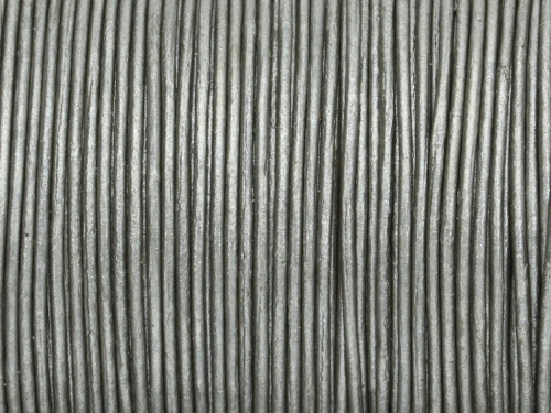 Rzemień naturalny okrągły grafit 1mm [1m]