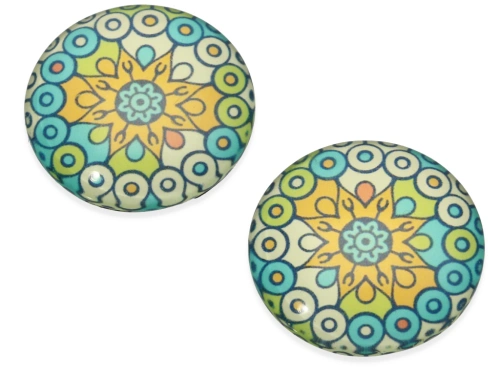 Kaboszon szklany 25 mm [1szt.]