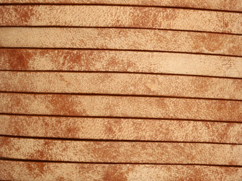 Rzemień naturalny płaski 5x1,8mm koniakowy vintage [20cm]