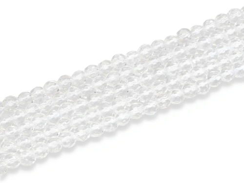 Kryształ górski kulka fasetowana ok.4mm [~39cm]   