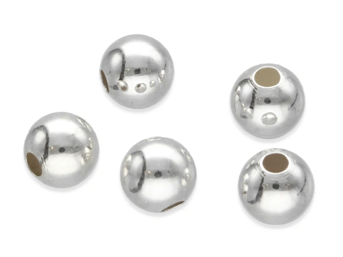 Kulka gładka 6/2mm AG-925 [2szt.]